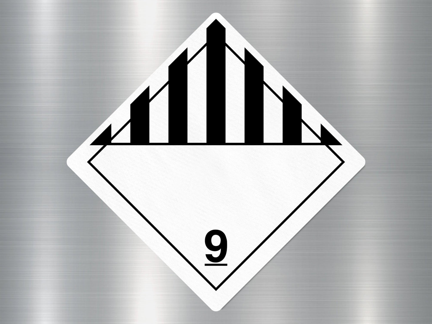 Wholesale Class 9 Misc Dangerous Goods Sign Sticker