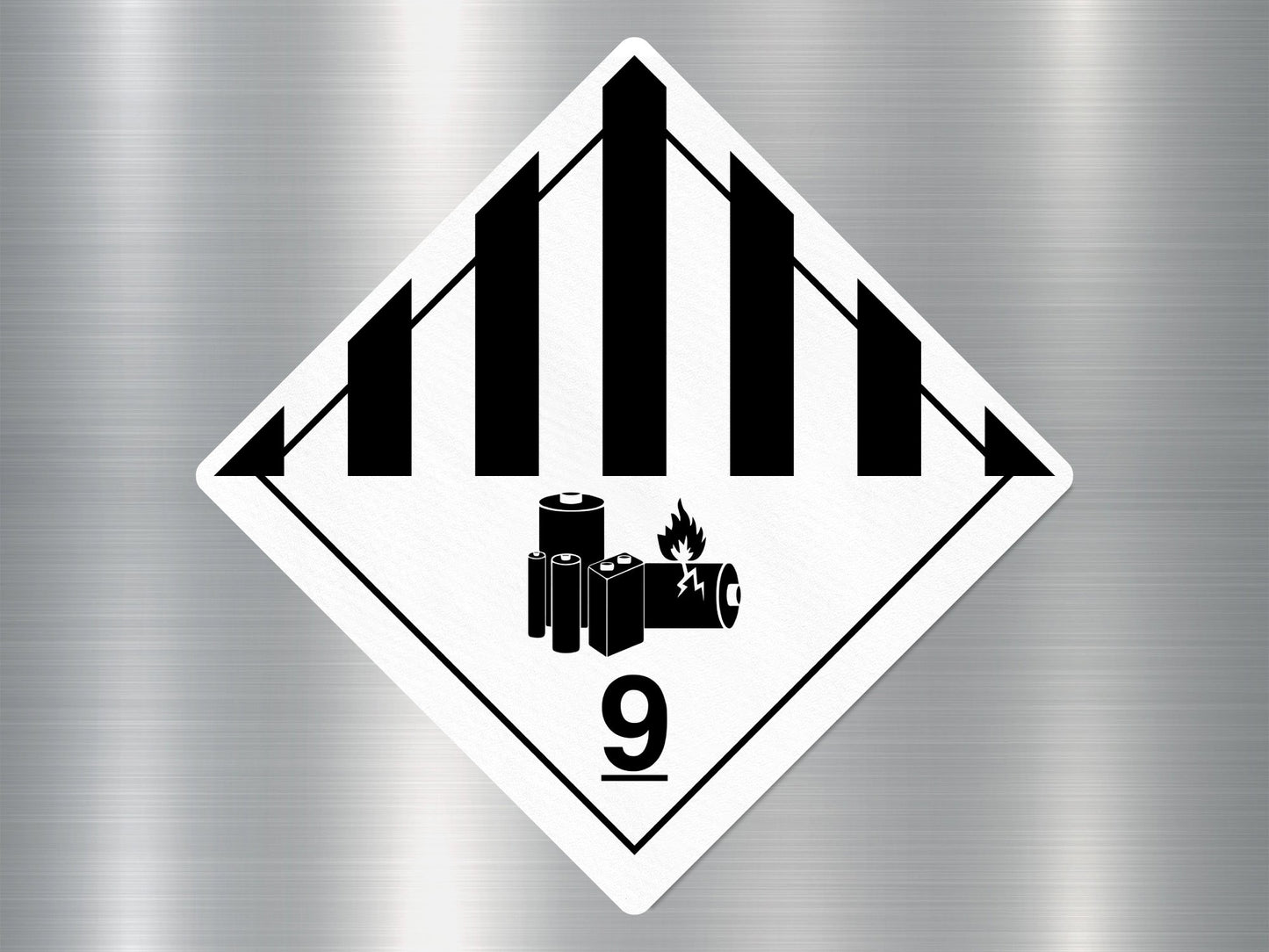 Wholesale Hazard Class 9 Lithium Battery Labels Sign Sticker