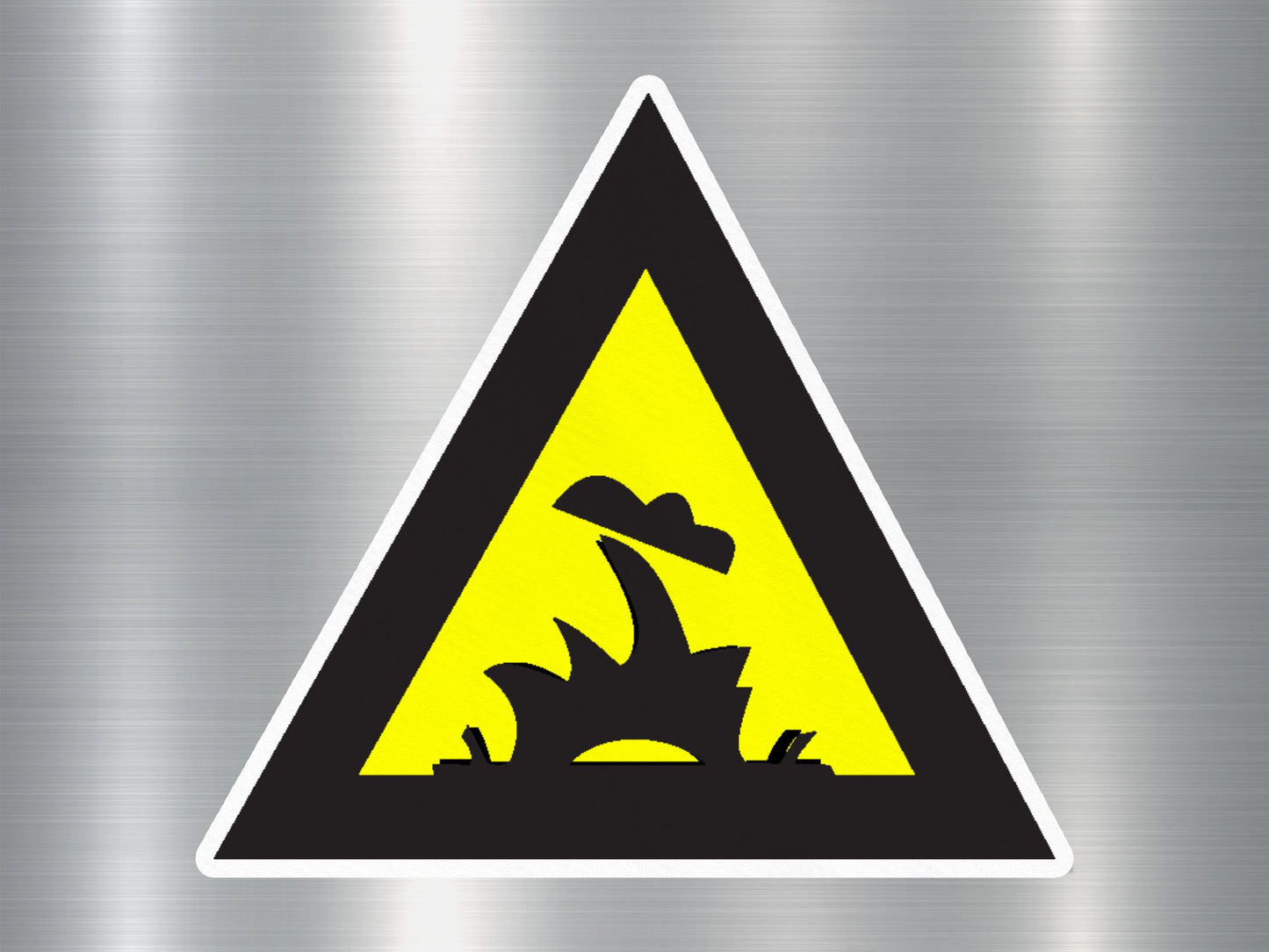 Wholesale Danger Rotating Blade Sign Sticker