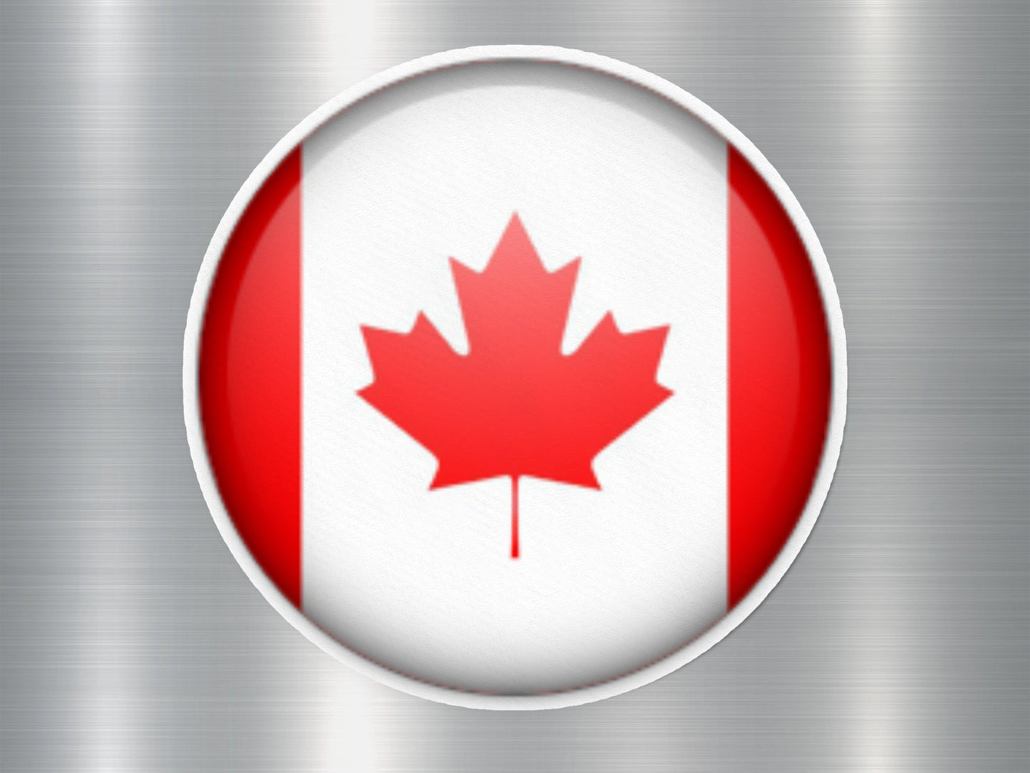 Wholesale Canada Button Flag Sticker