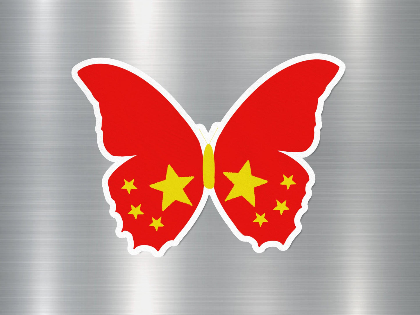 Wholesale China Butterfly Flag Sticker