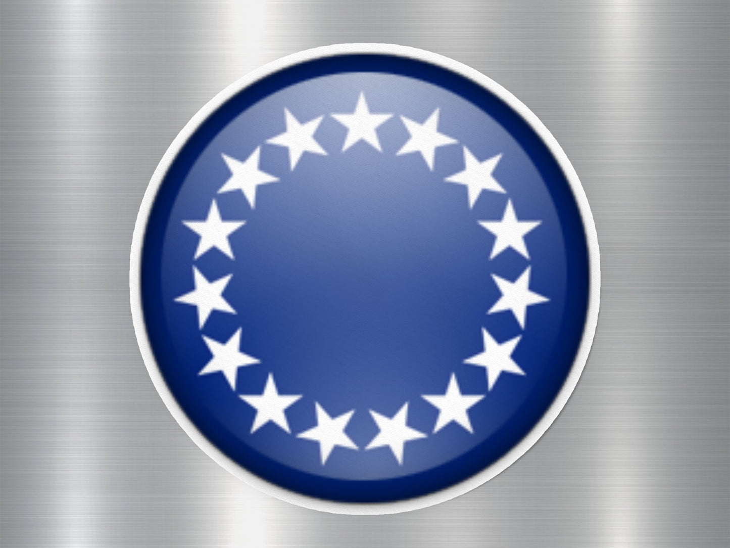 Wholesale Alamy Button Flag Sticker