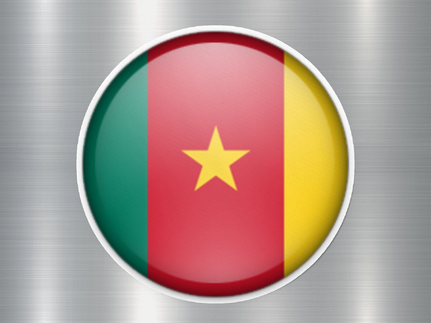Wholesale Cameron Button Flag Sticker