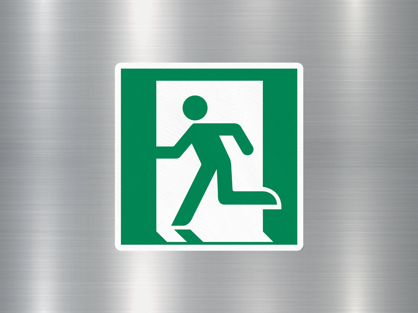 Wholesale Emergency Exit Running Man Left Sign Sticker