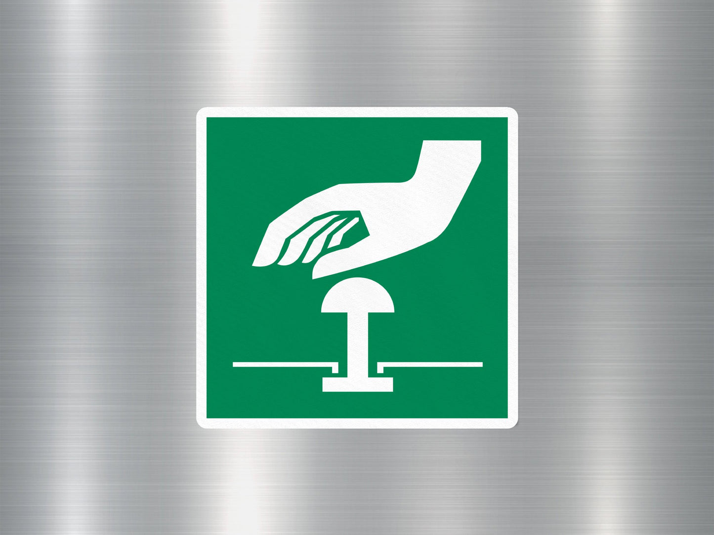 Wholesale Emergency Stop Button Sign Sticker