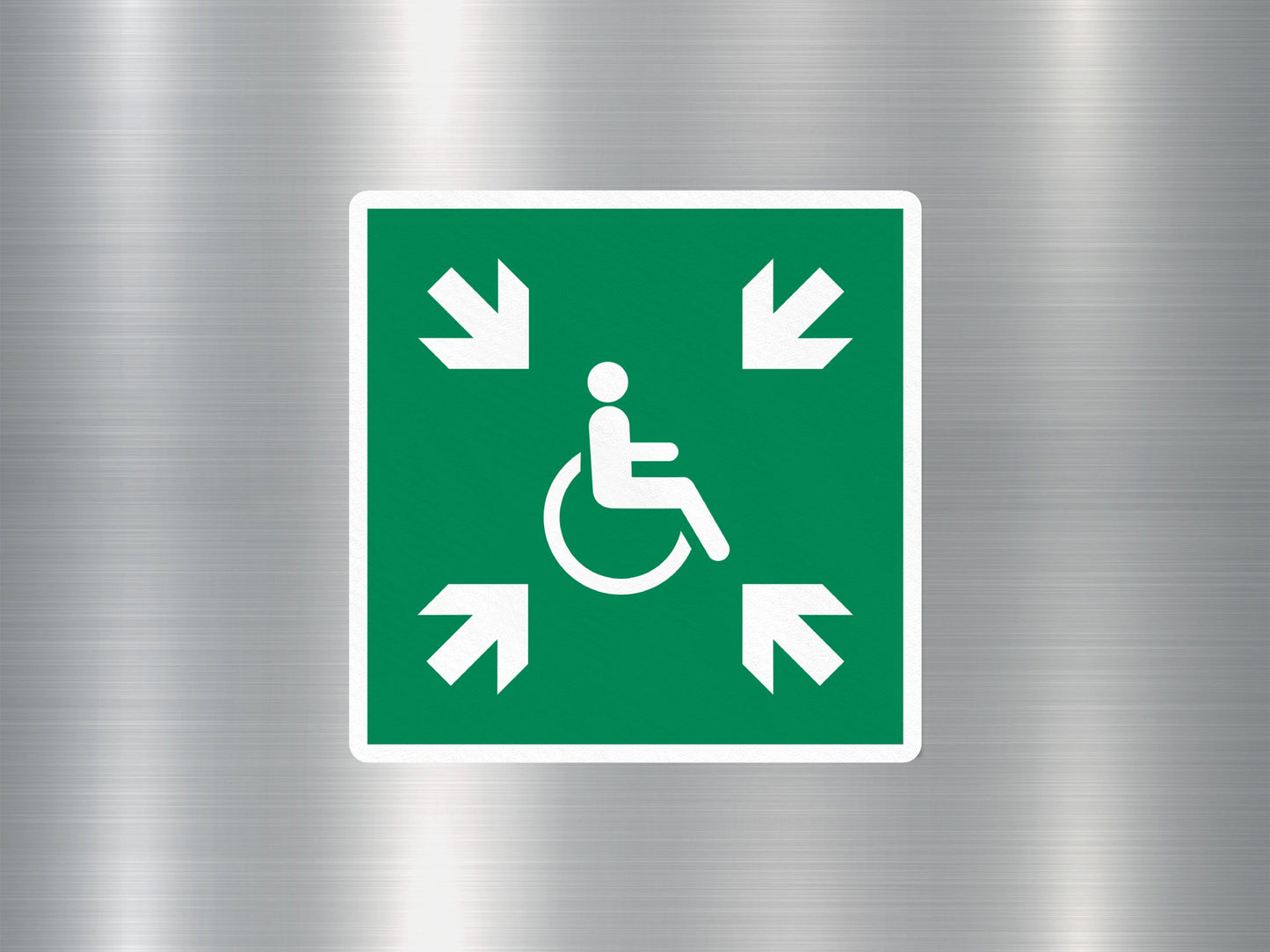 Wholesale Invalide verzamelplaats Sign Sticker