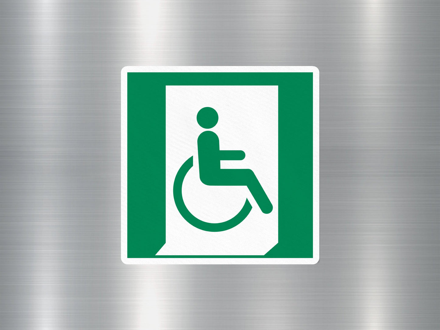 Wholesale Wheel Chair Logo Sign Sticker