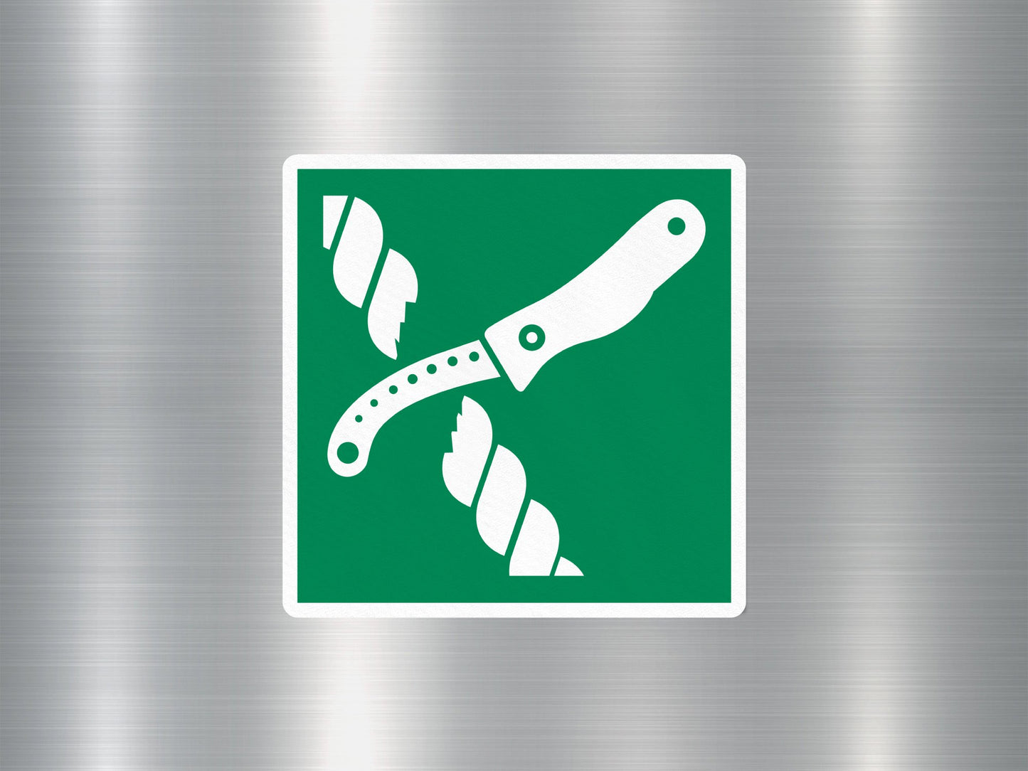 Wholesale Liferaft Knife Sign Sticker