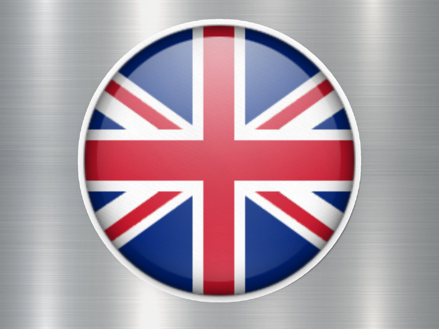 Wholesale United kingdom Button Flag Sticker