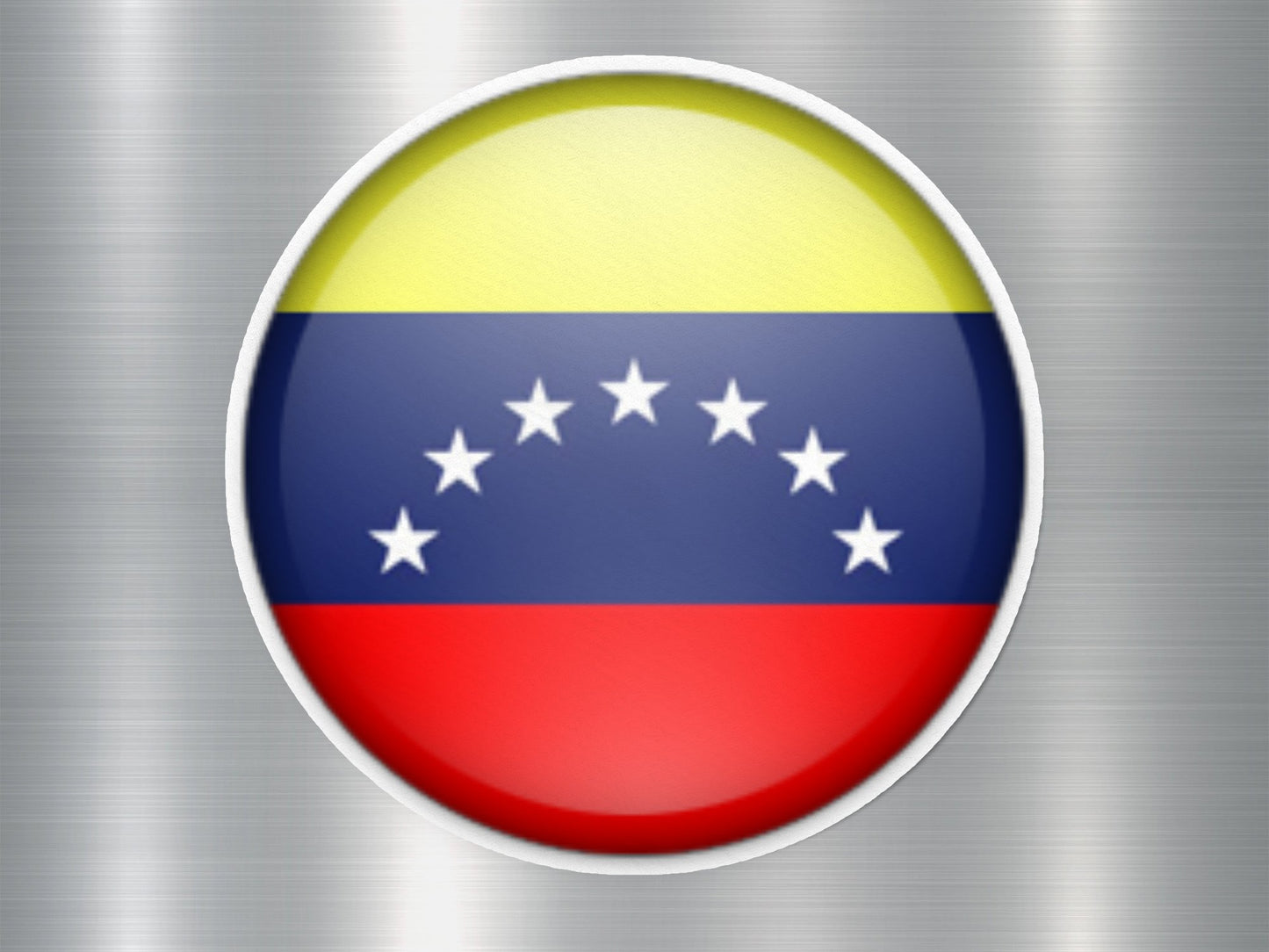 Wholesale Venezuela Button Flag Sticker