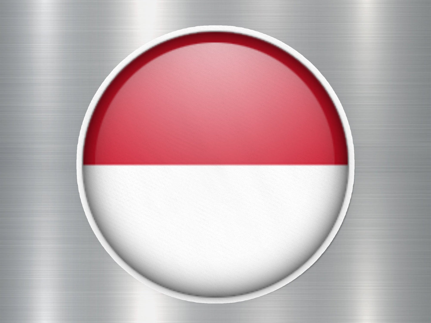 Wholesale Indonesia Button Flag Sticker