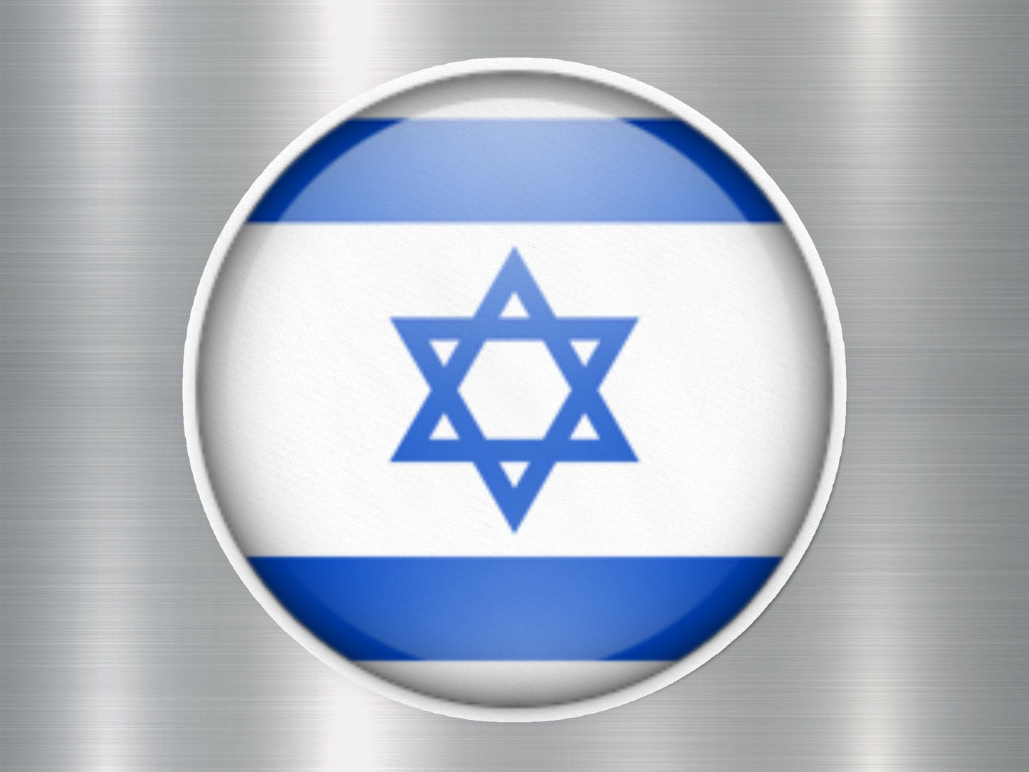 Wholesale Israel Button Flag Sticker