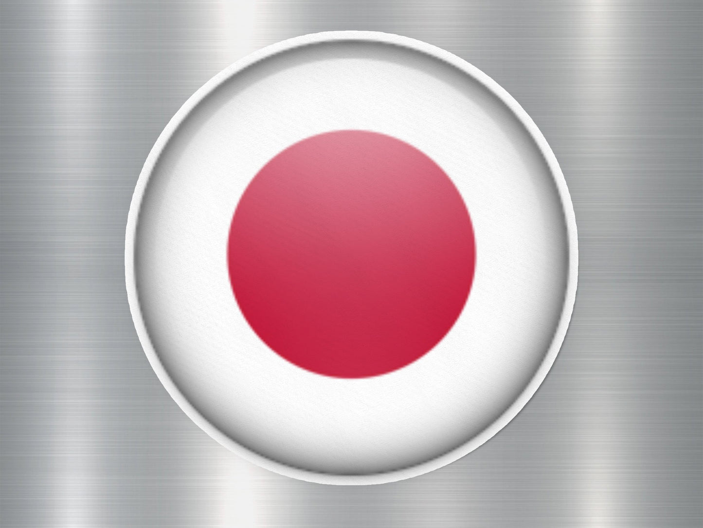 Wholesale Japan Button Flag Sticker