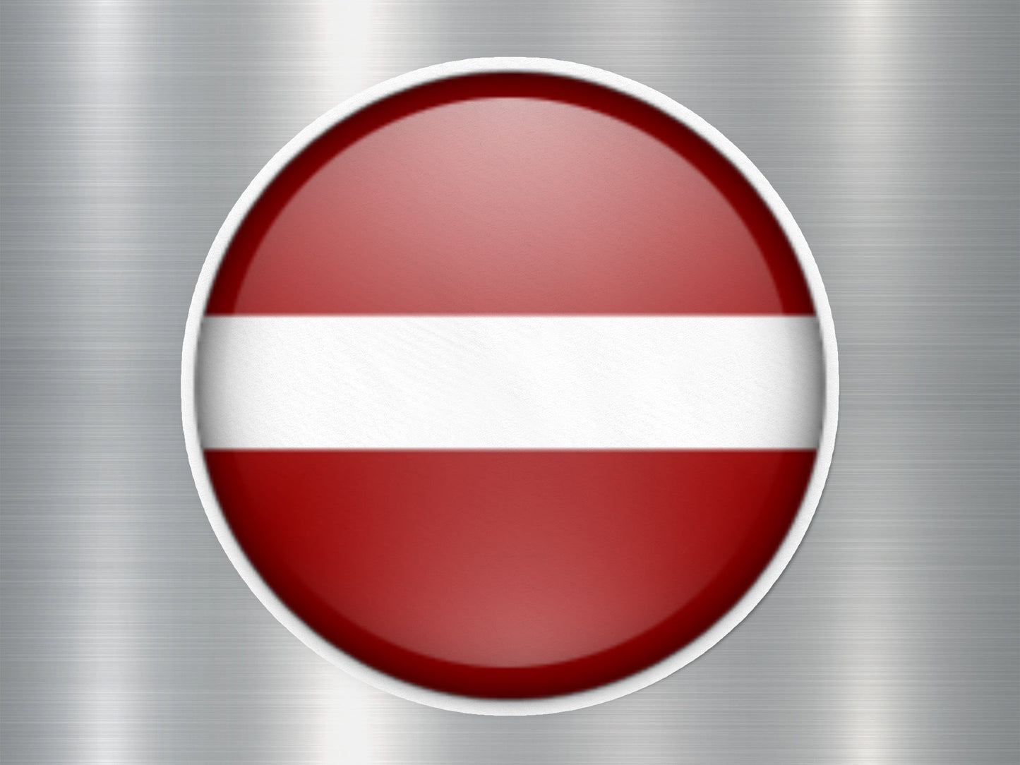 Wholesale Latvia Button Flag Sticker