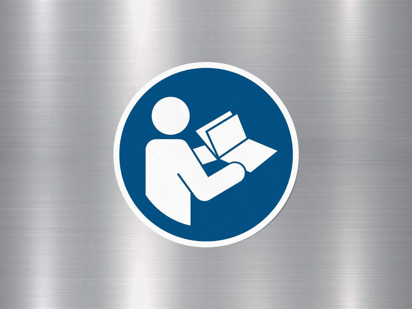 Wholesale Read The Instruction Sign Sticker