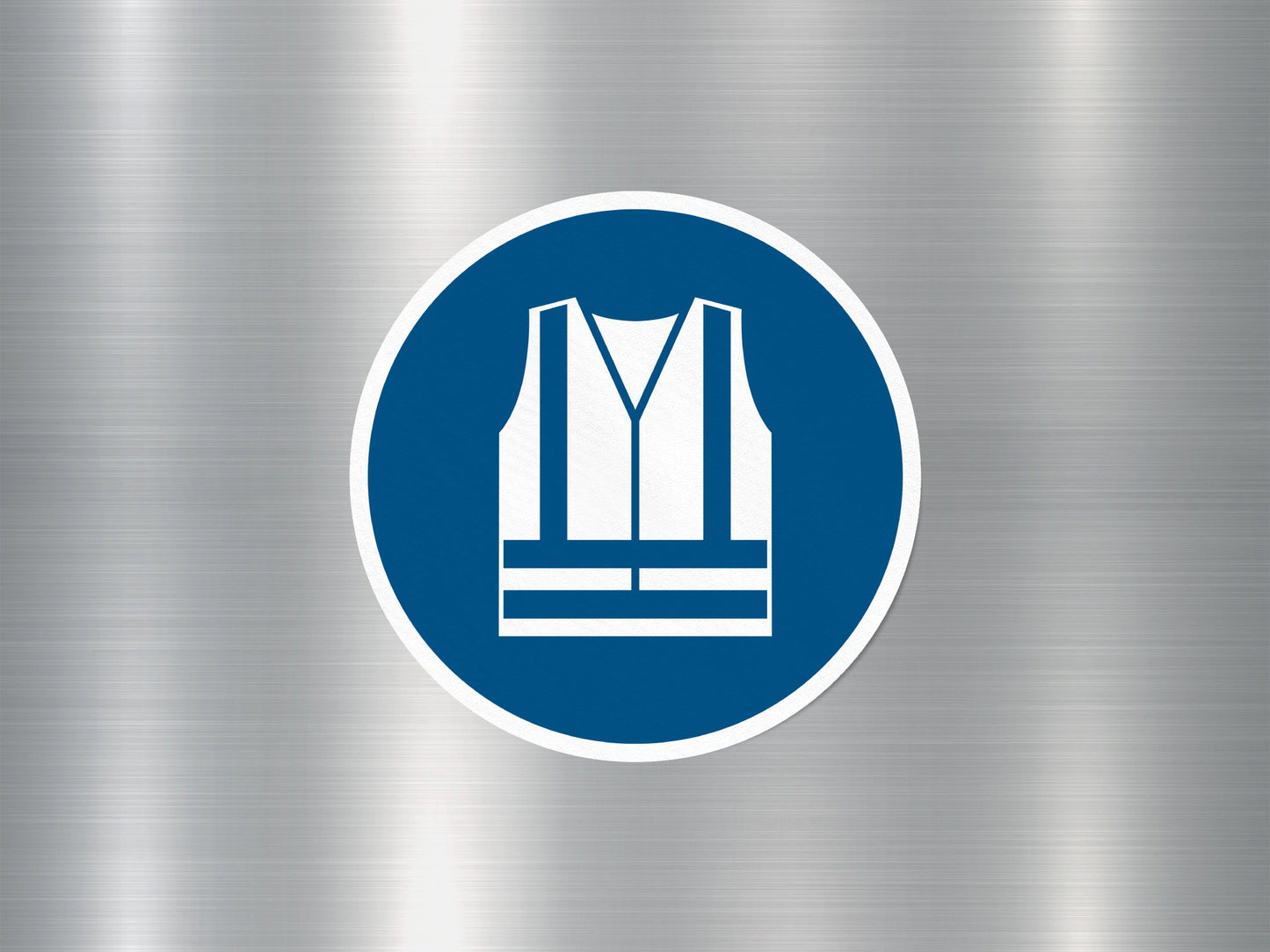 Wholesale Vest illustration Sign Sticker