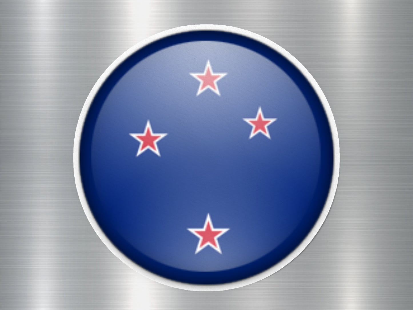 Wholesale New Zealand Button Flag Sticker