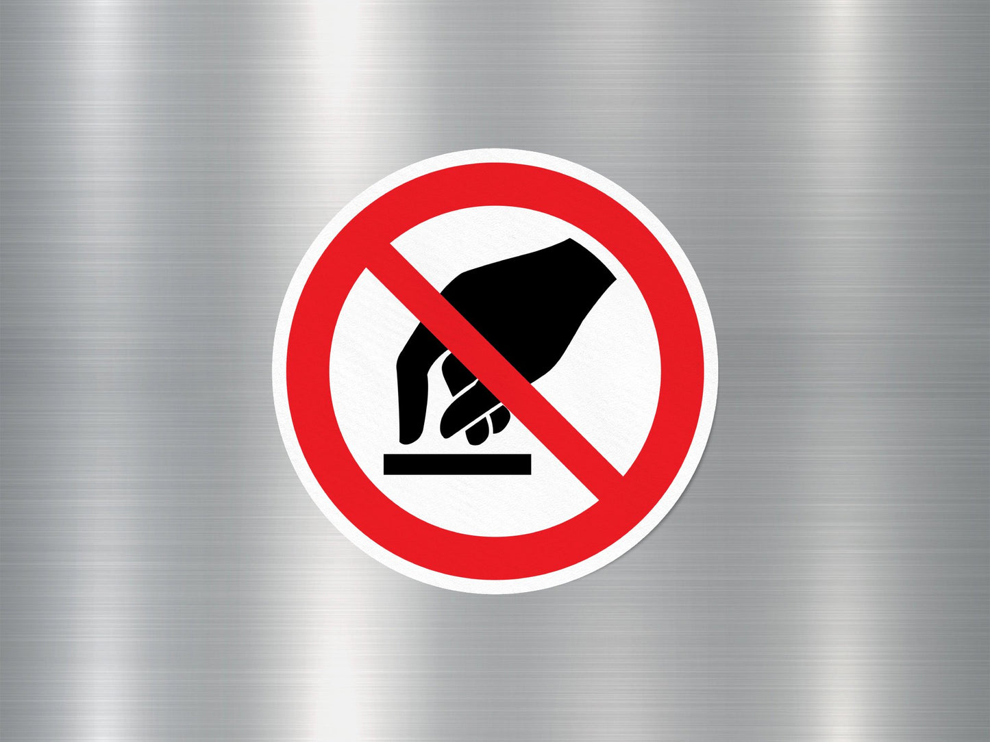 Wholesale Do Not Touch Sign Sticker