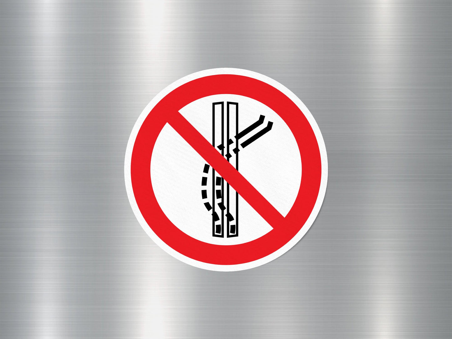 Wholesale Do Not Leave The Tow Track Sign Sticker