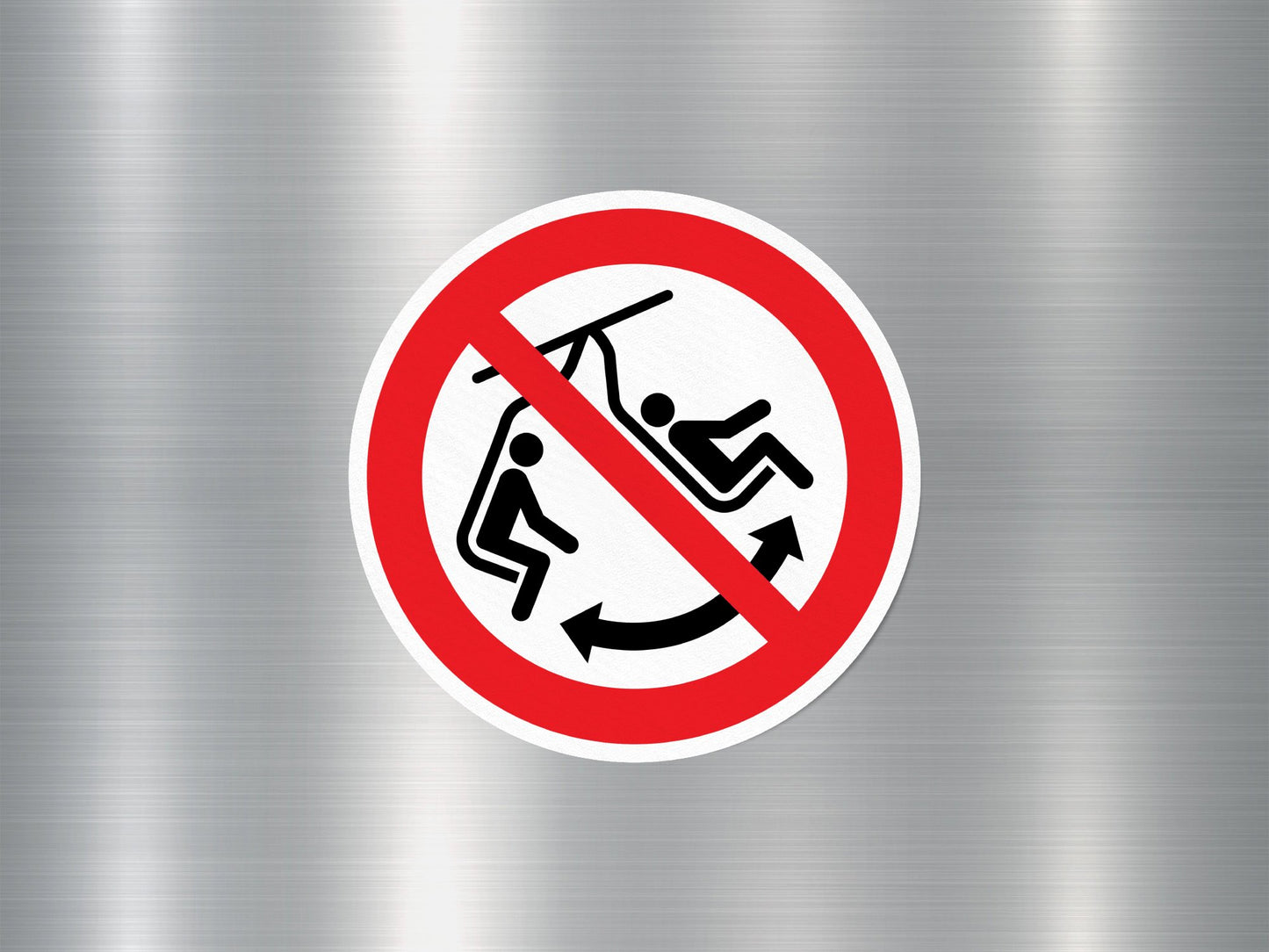 Wholesale Not Swing Sign Sticker