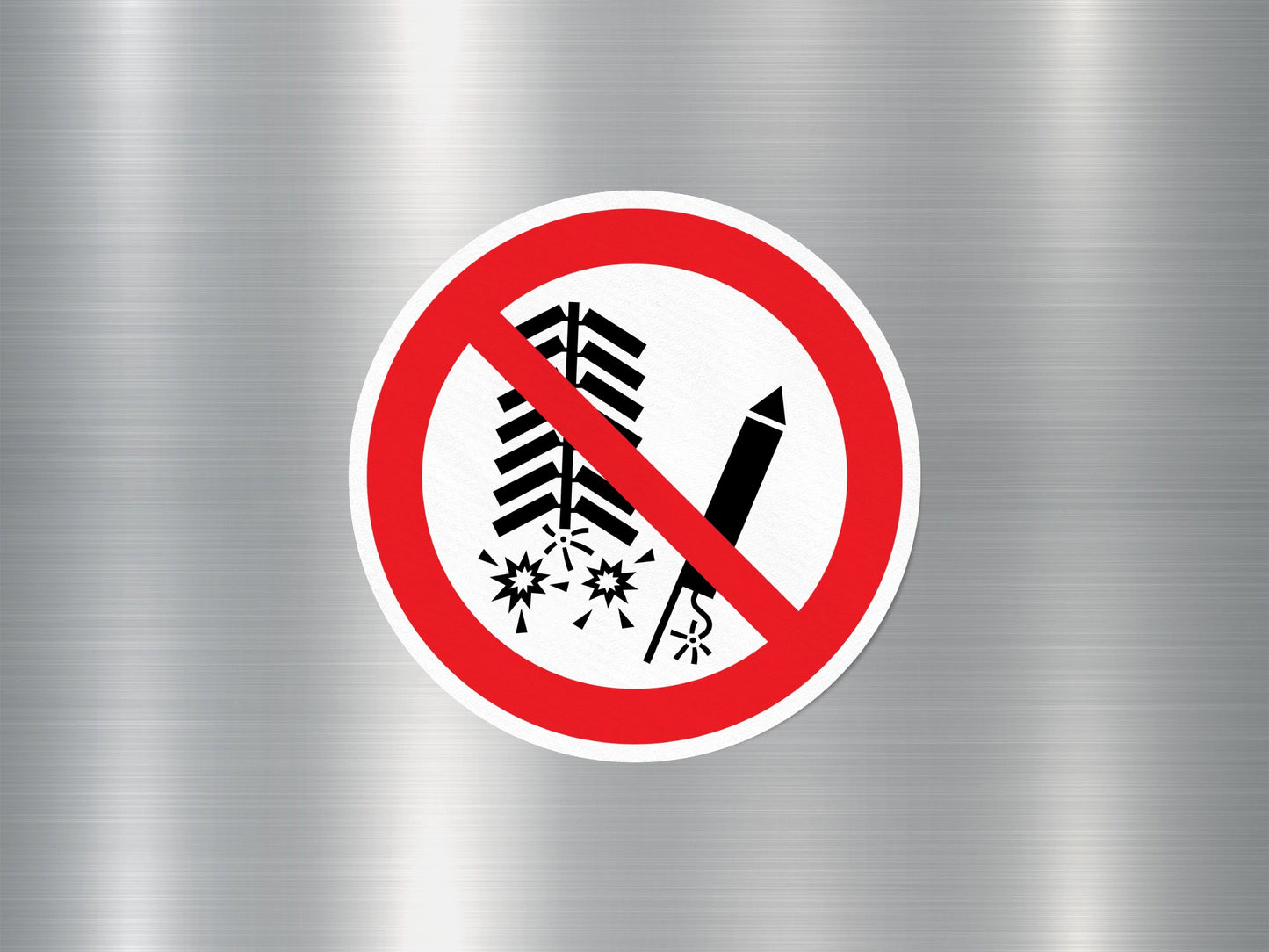 Wholesale No Fireworks Sign Sticker
