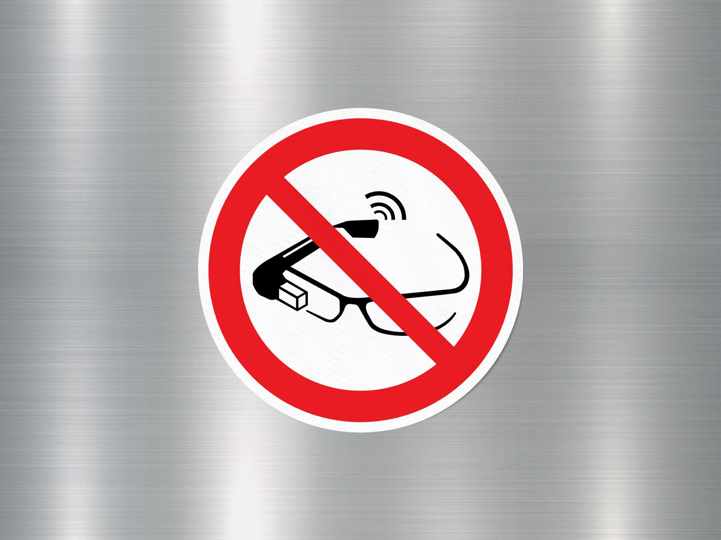 Wholesale No Sunglasses Sign Sticker