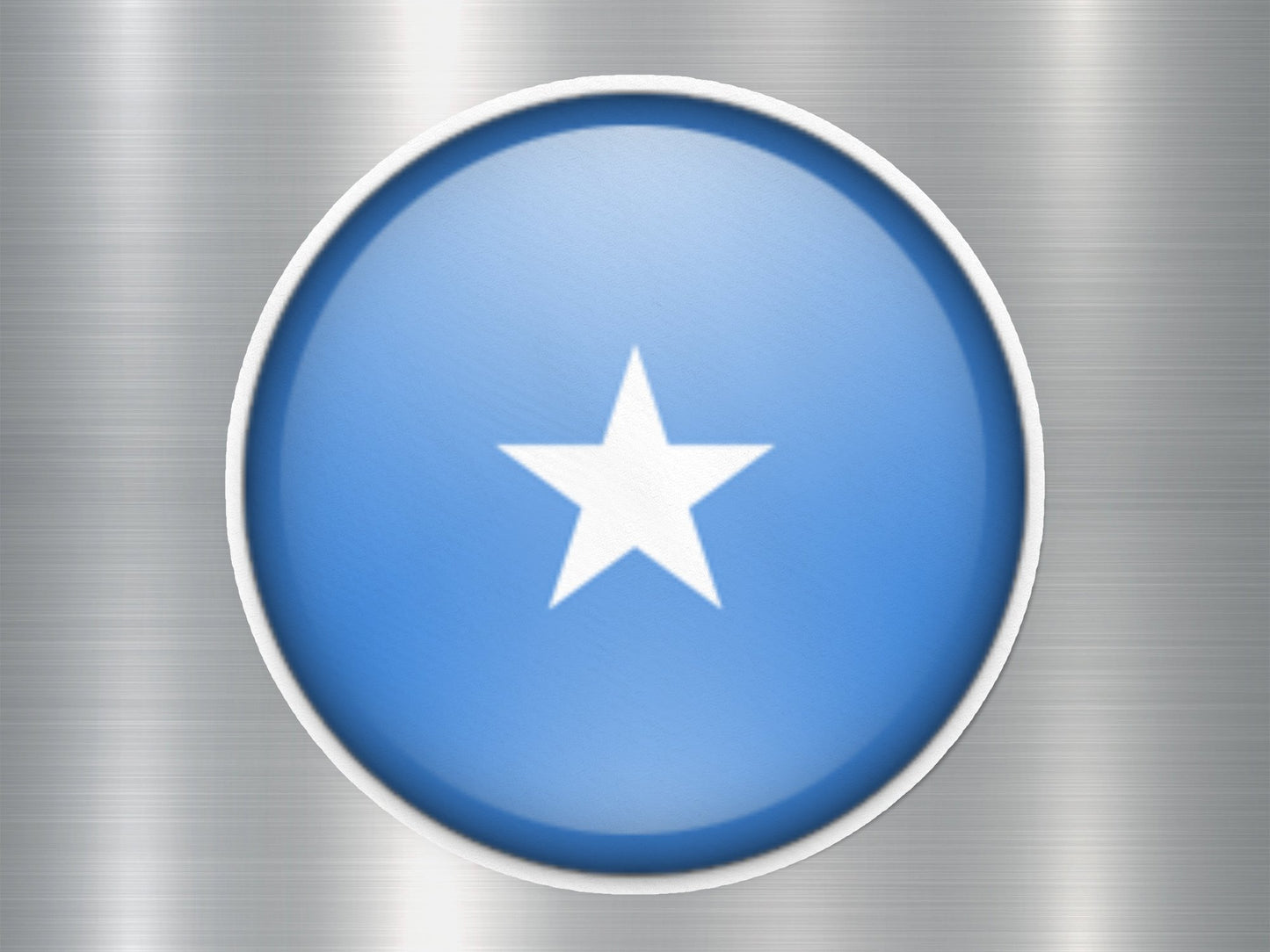 Wholesale Somalia Button Flag Sticker