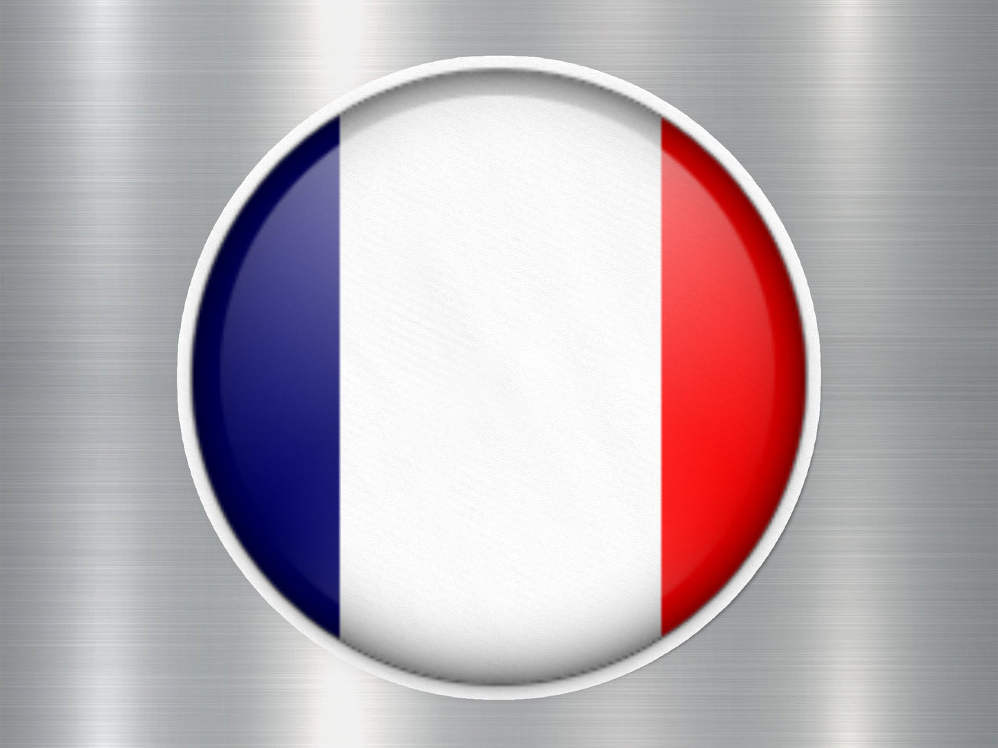 Wholesale France Button Flag Sticker