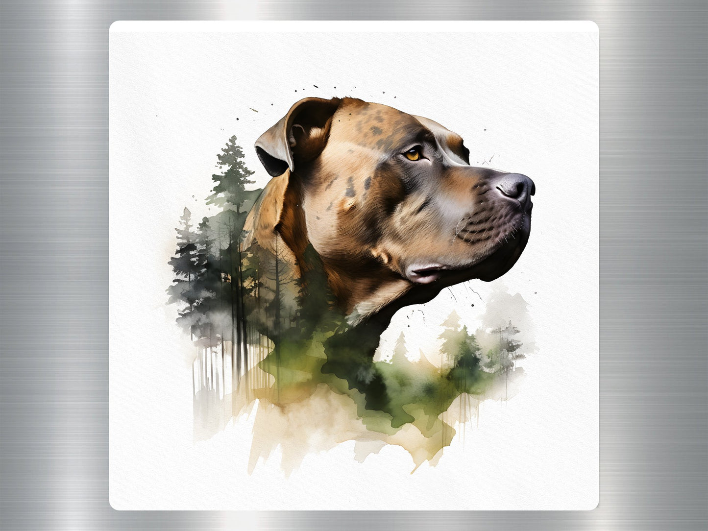 Wholesale Furry Bull Dog Sticker
