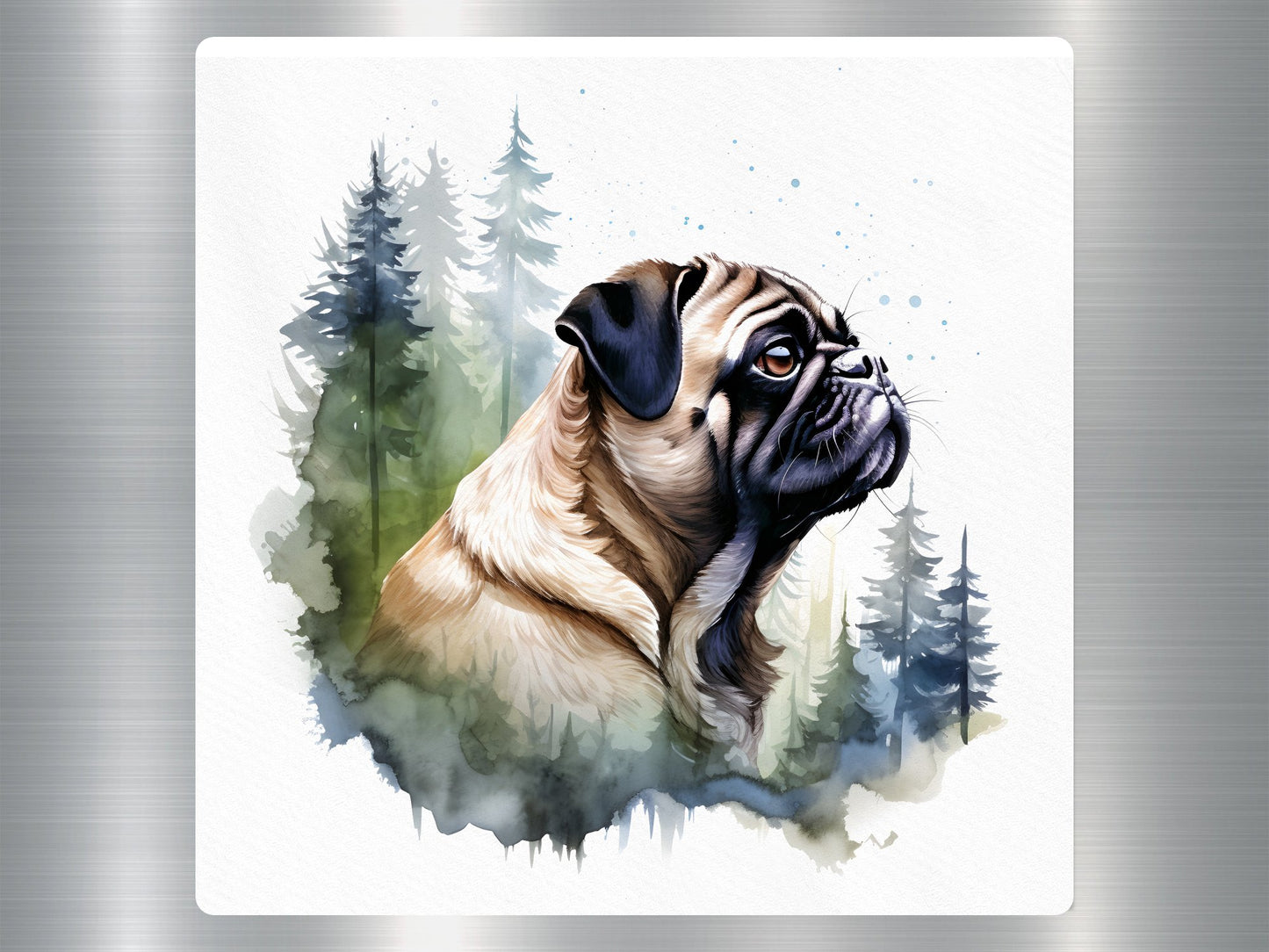 Wholesale Pug Dog Sticker