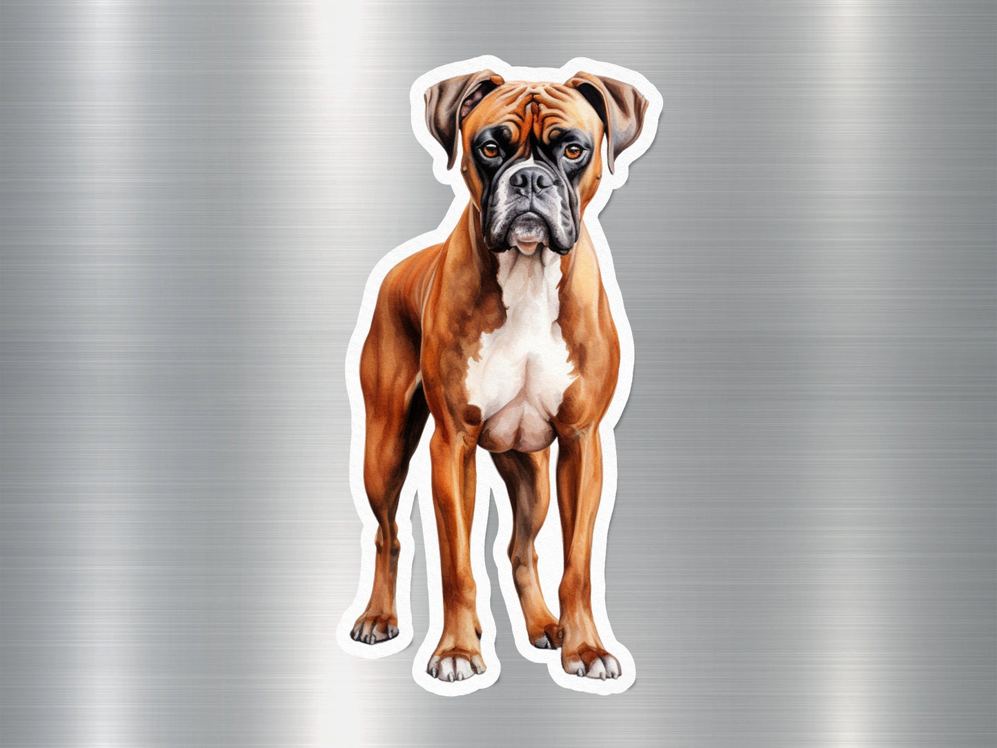 Wholesale Angry Cute Boxer Dog Sticker