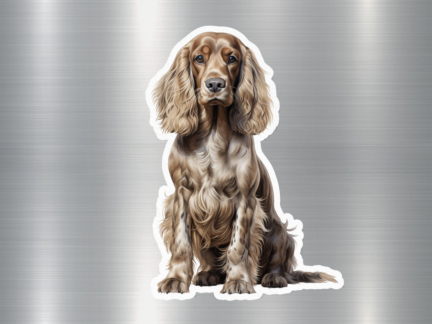 Wholesale Brown English Cocker Spaniel Dog Sticker