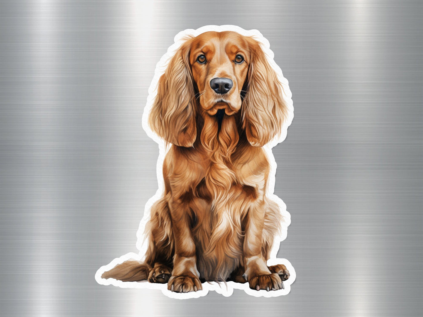 Wholesale Brown Irish Setter Dog Sticker