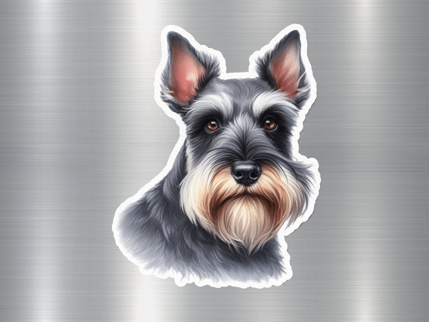 Wholesale Miniature Schnauzer Dog Sticker