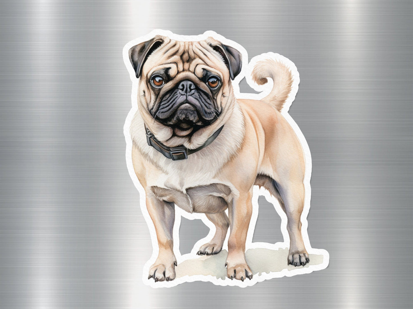Wholesale Adorable Pug Dog Sticker