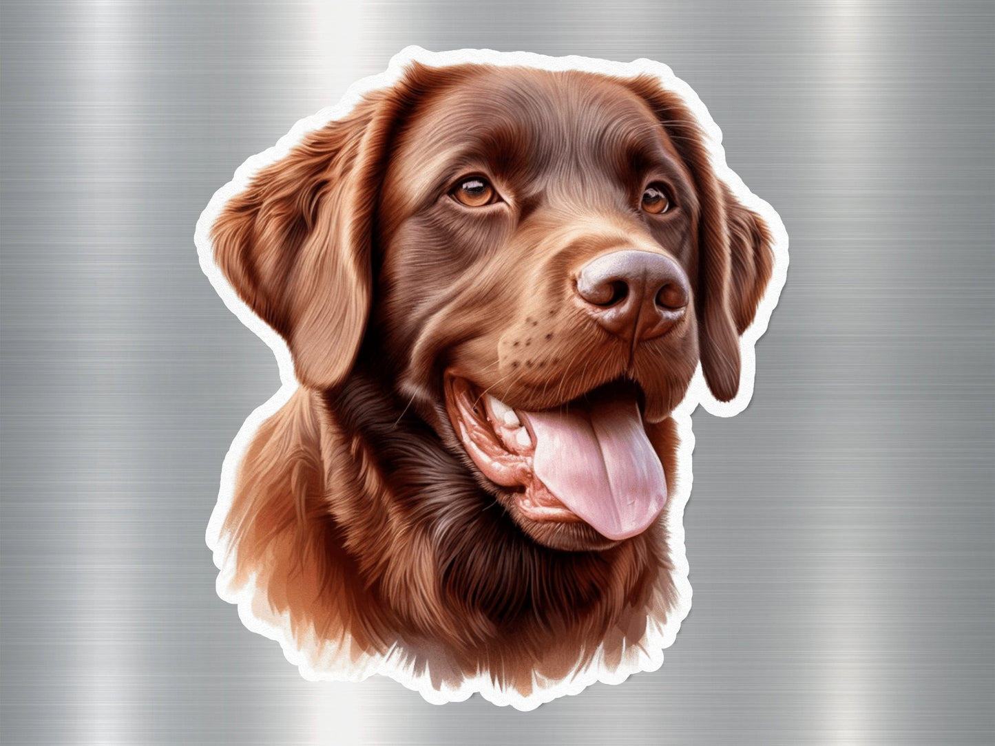 Wholesale Adorable Labrador Retriever Breed Dog Sticker