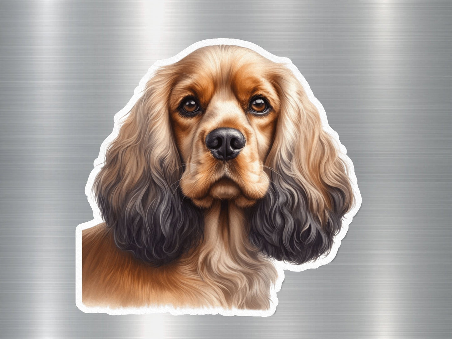Wholesale Charming Cocker Spaniel Dog Sticker