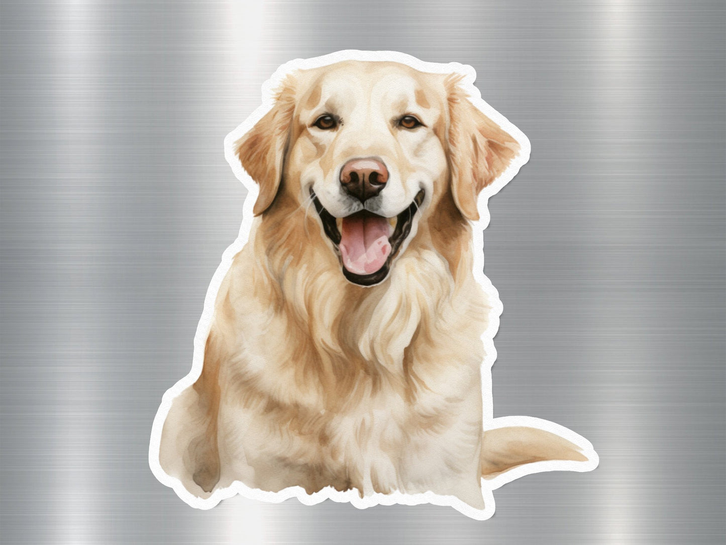 Wholesale Golden Sunshine Dog Sticker