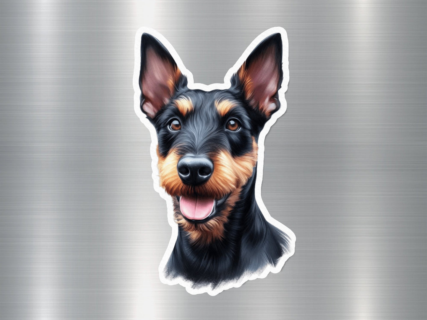 Wholesale Mini Pin Peek Dog Sticker