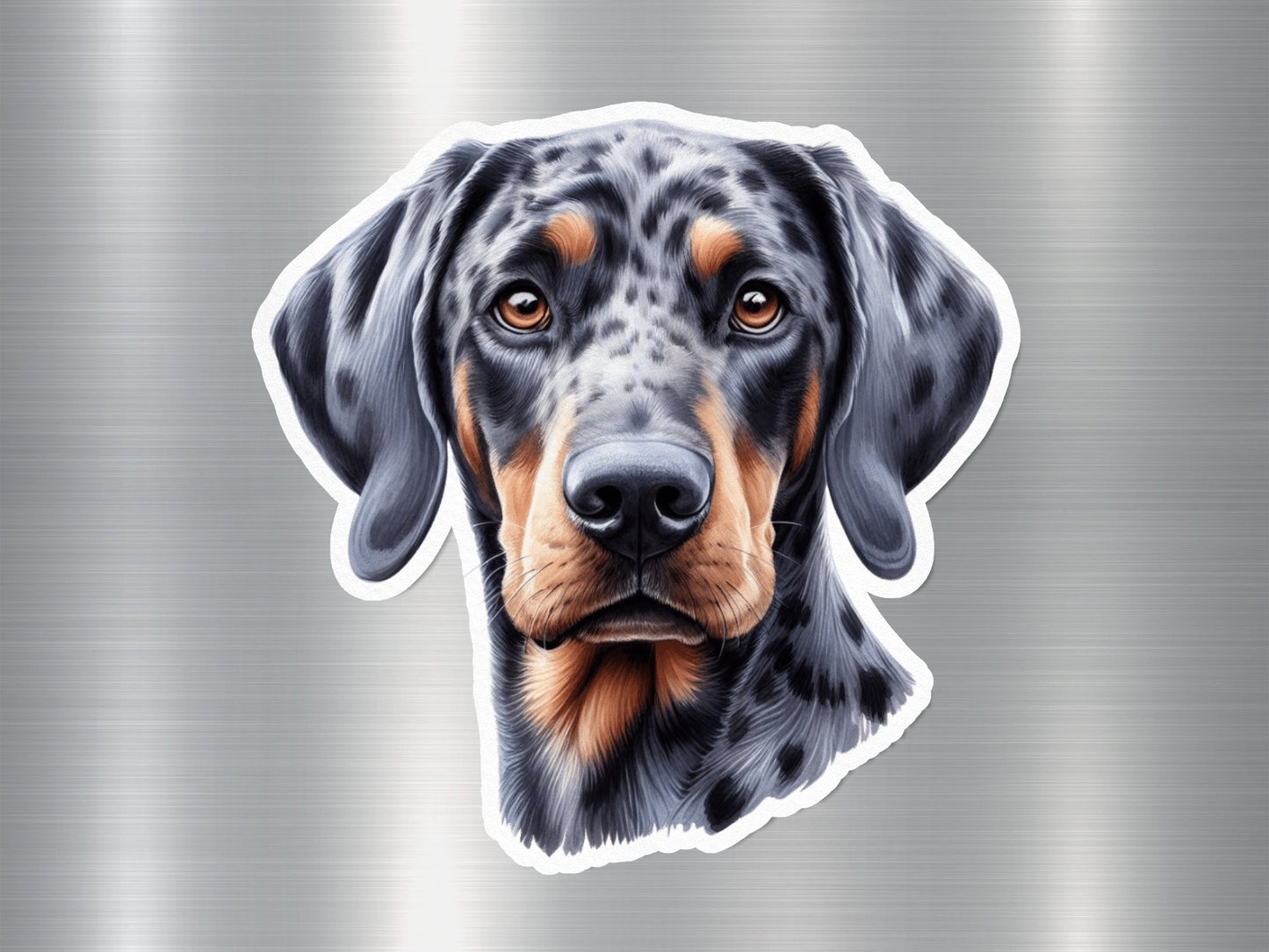 Wholesale Leopard Pup Dog Sticker