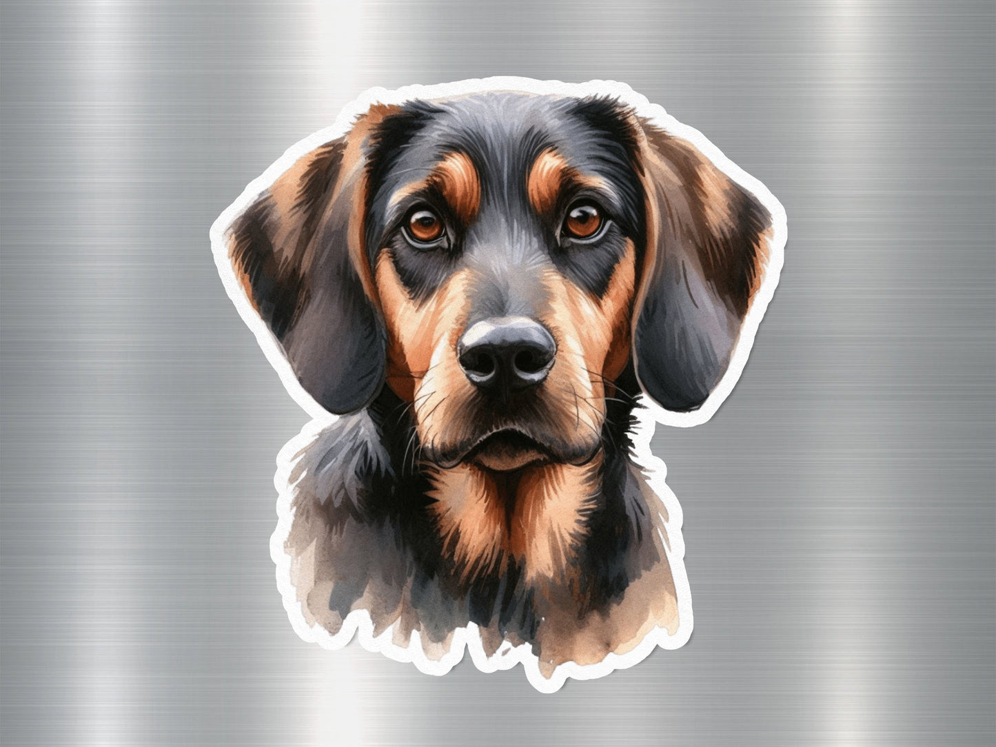 Wholesale Happy Leopard Pup Dog Sticker