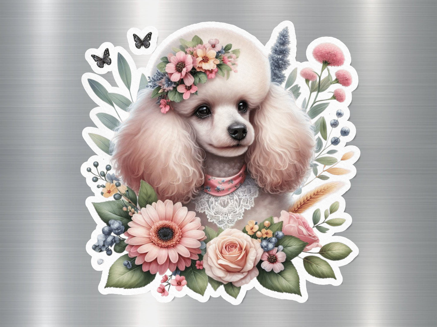 Wholesale Standard Poodle Dog Sticker