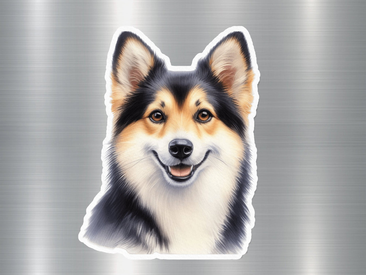 Wholesale Husky Corgi Mix Dog Sticker