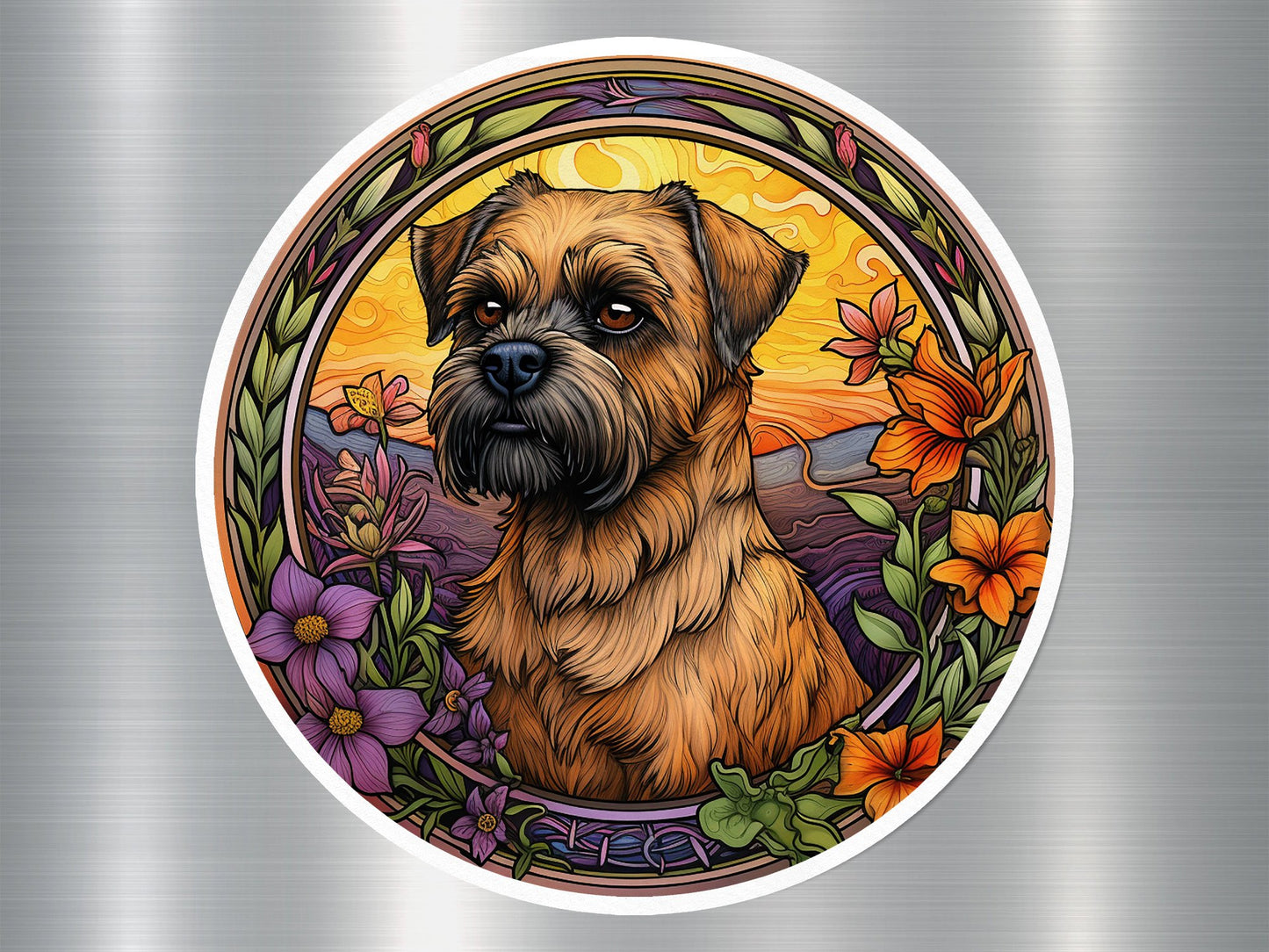 Wholesale Border Beauty Cutie Dog Sticker