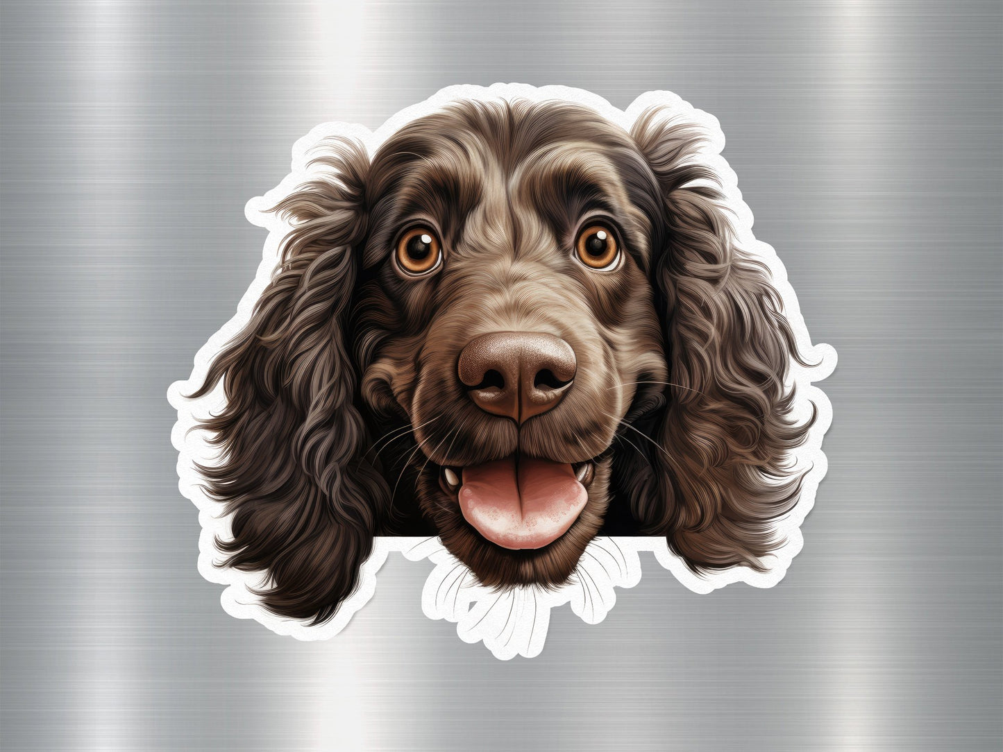 Wholesale Spaniel Smile Dog Sticker