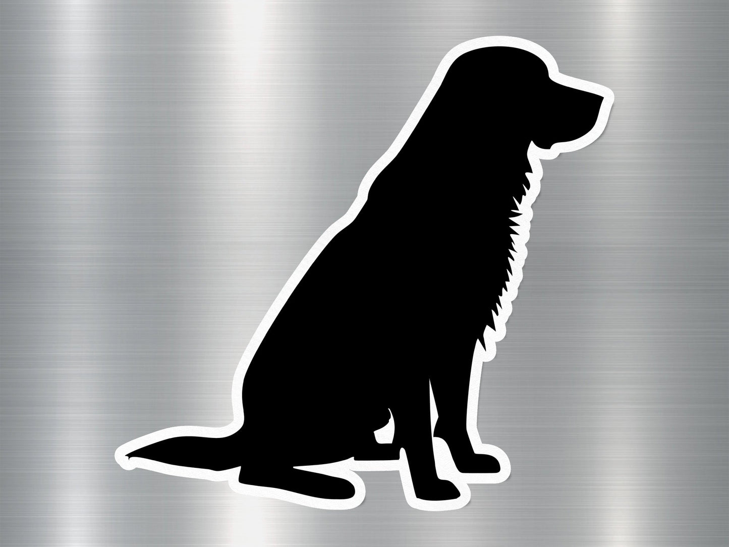 Wholesale Golden Silhouette Dog Sticker