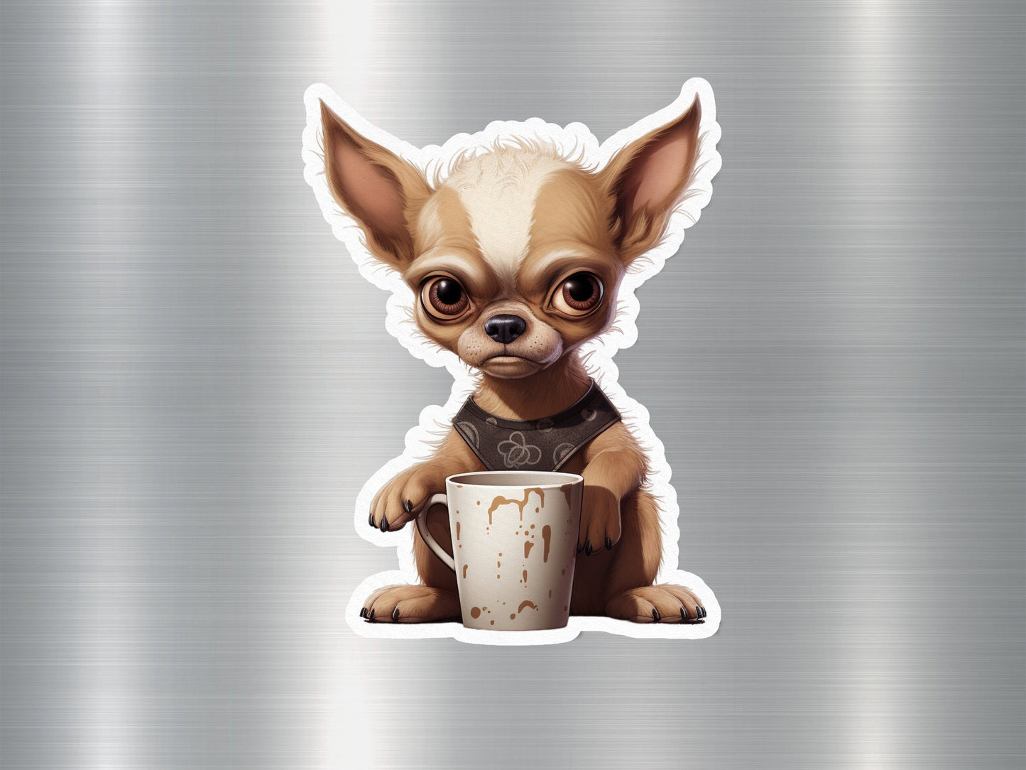 Wholesale Grumpy Chihuahua Dog Sticker