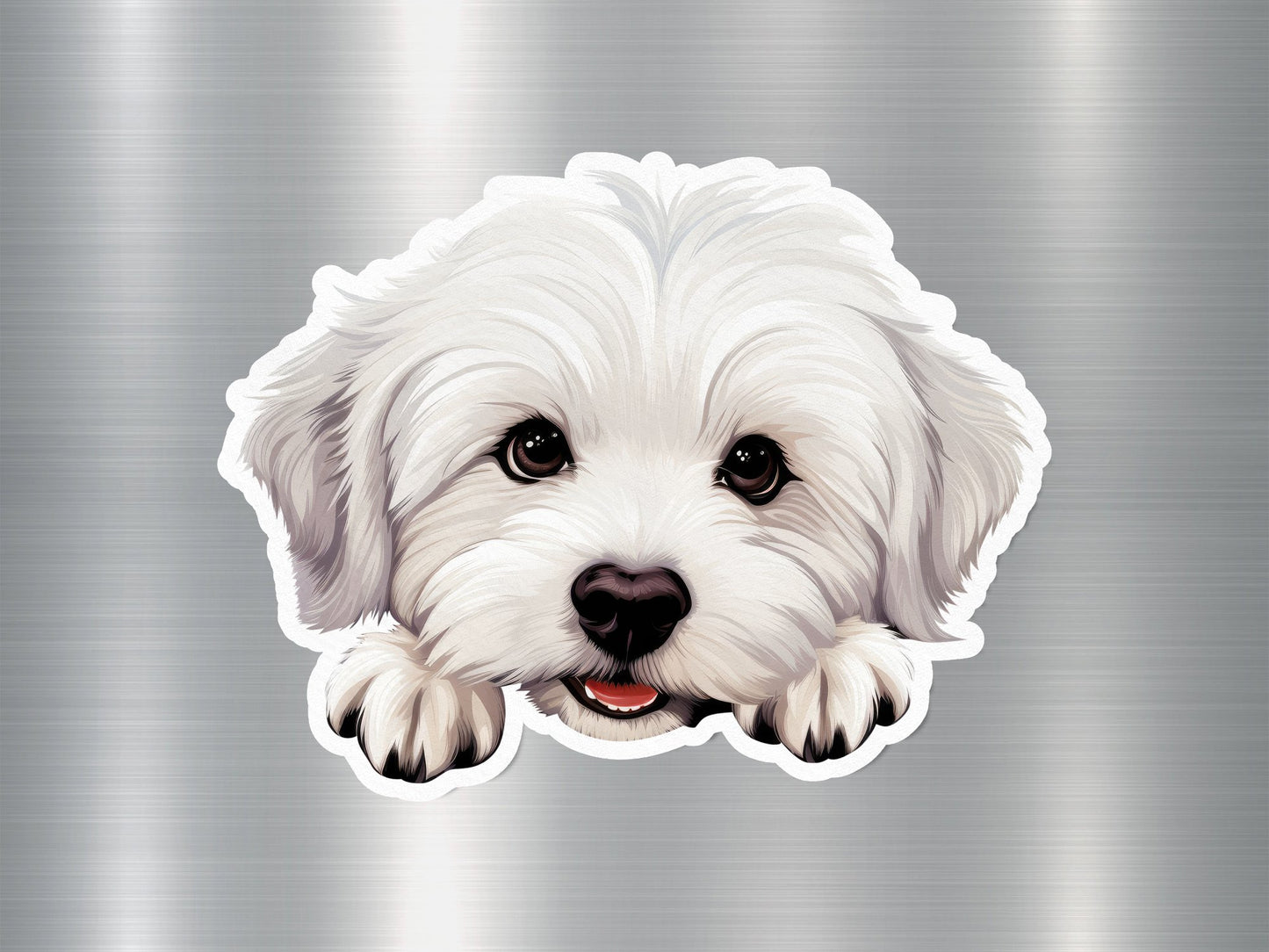 Wholesale Fluffy Face Dog Sticker