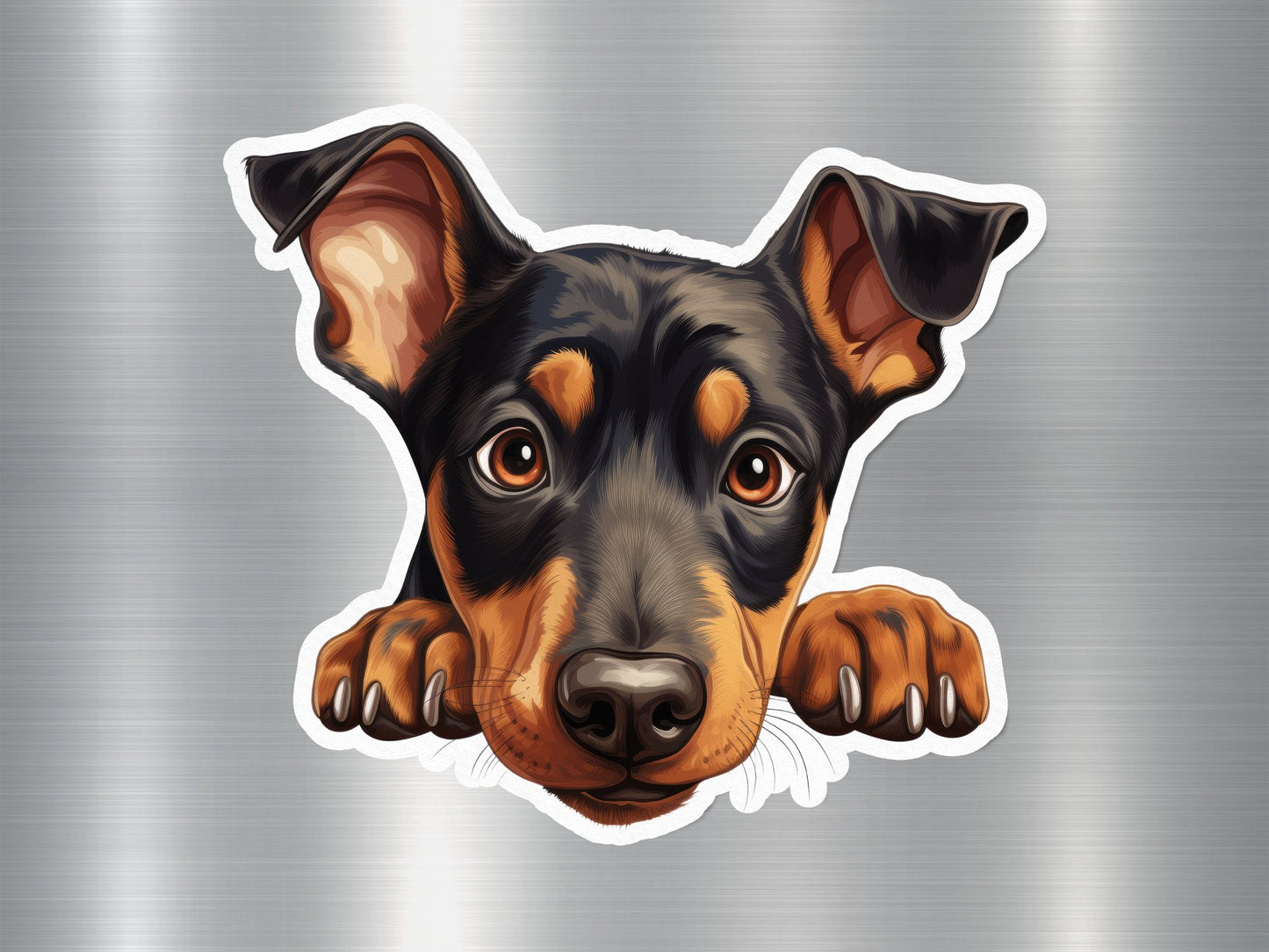 Wholesale Miniature Pinscher Charm Dog Sticker