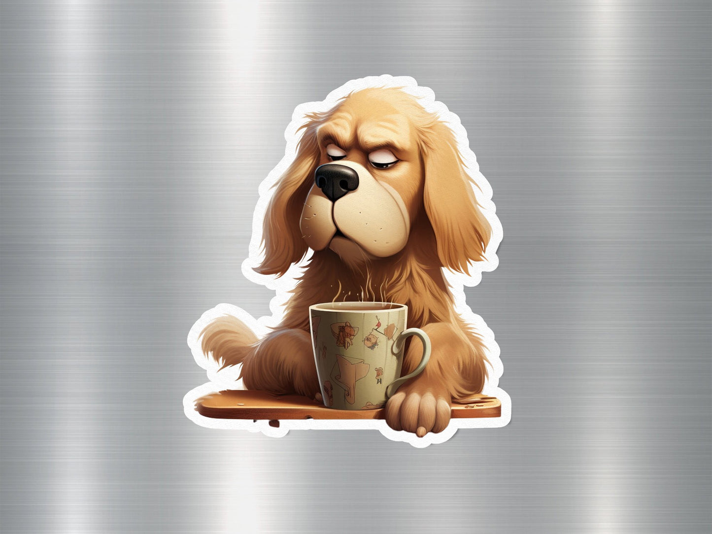 Wholesale Doggy Downer Dog Sticker